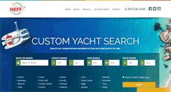 Desktop Screenshot of neffyachtsales.com