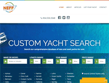 Tablet Screenshot of neffyachtsales.com
